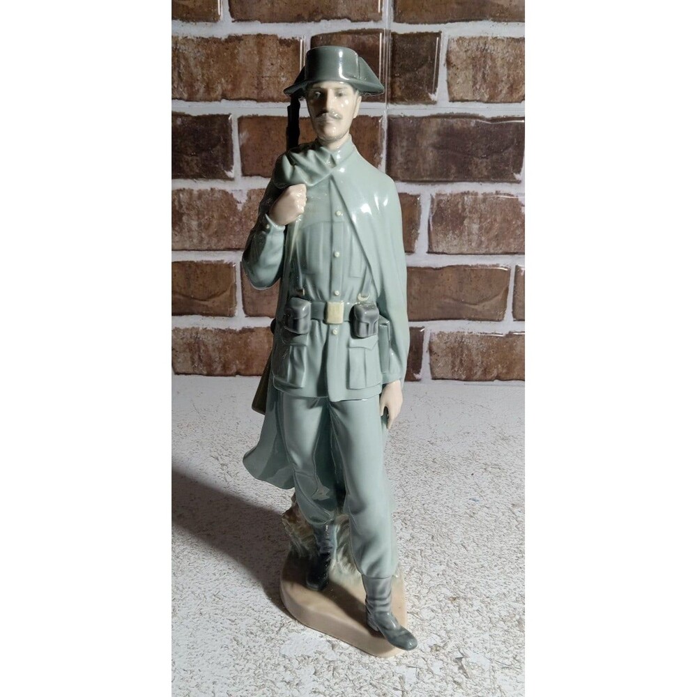 Lladro Porcelain-Spanish Policeman Glossy Finish #4889